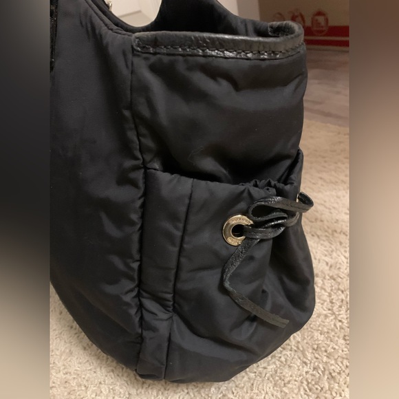 kate spade Bags Kate Spade Black Nylon And Patent Leather Stevie